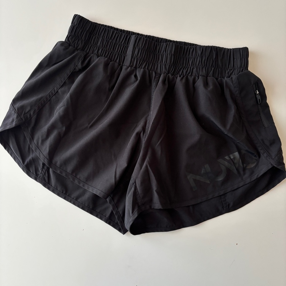 Black Athletic Shorts, Size L